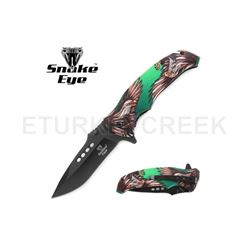 Snake Eye Tactical Spring Assist Knife Wild Life Collection 4.75