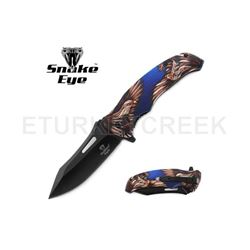 Snake Eye Tactical Spring Assist Knife Wild Life Collection 4.75"