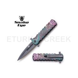 Snake Eye Tactical Spring Assist Knife 4.5" Closed