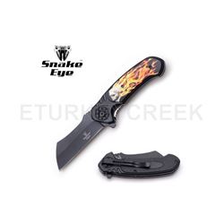 Snake Eye Tactical Spring Assist Knife 4.75" Closed