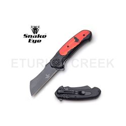 Snake Eye Tactical Spring Assist Knife 4.75" Closed