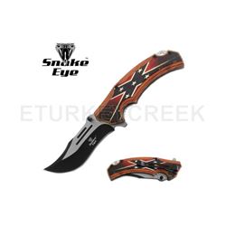 Snake Eye Tactical Spring Assist Knife 4.75" Closed