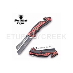 Snake Eye Tactical Spring Assist Knife 4.75" Closed