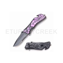 Snake Eye Tactical Spring Assist Knife 4.5" Closed