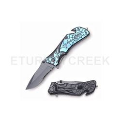 Snake Eye Tactical Spring Assist Knife 4.5" Closed