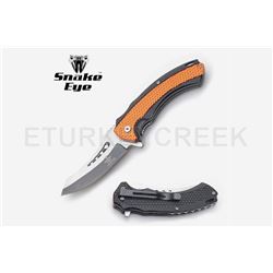 Snake Eye Tactical Spring Assist Knife 4.5" Closed