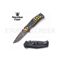 Snake Eye Tactical Spring Assist Knife 4.5" Closed