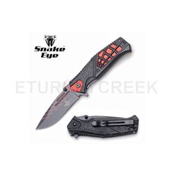 Snake Eye Tactical Spring Assist Knife 4.5" Closed