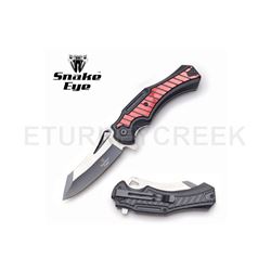 Snake Eye Tactical Spring Assist Knife 4.5" Closed