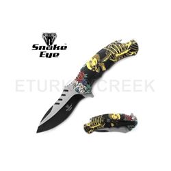 Snake Eye Wild Life Collection Spring Assist Knife 5" Closed