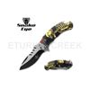 Image 1 : Snake Eye Wild Life Collection Spring Assist Knife 5" Closed