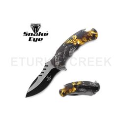 Snake Eye Wild Life Collection Spring Assist Knife 5" Closed