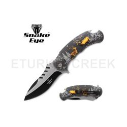 Snake Eye Wild Life Collection Spring Assist Knife 5" Closed