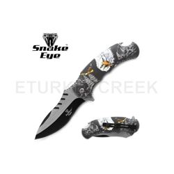 Snake Eye Wild Life Collection Spring Assist Knife 5" Closed