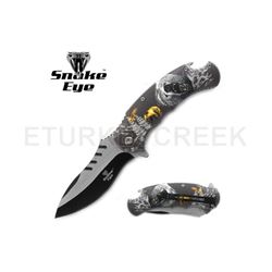 Snake Eye Wild Life Collection Spring Assist Knife 5" Closed