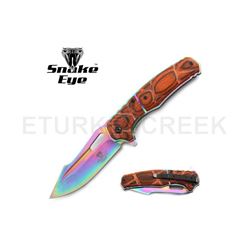 Snake Eye Tactical Spring Assist Knife 4.75" Closed