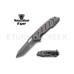 Snake Eye Tactical Spring Assist Knife 4.75" Closed