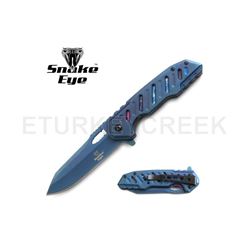 Snake Eye Tactical Spring Assist Knife 4.75" Closed