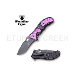 Snake Eye Tactical Spring Assist Knife 5" Closed