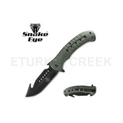 Snake Eye Tactical Spring Assist Knife 4.75" Closed