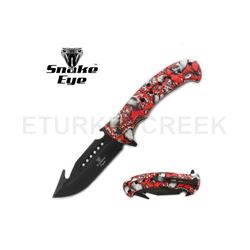 Snake Eye Tactical Spring Assist Knife 4.75" Closed