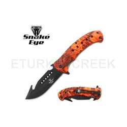 Snake Eye Tactical Spring Assist Knife 4.75" Closed