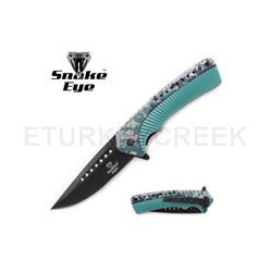 Snake Eye Tactical Spring Assist Knife 4.5" Closed