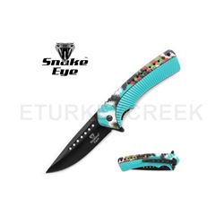 Snake Eye Tactical Spring Assist Knife 4.5" Closed
