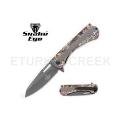 Snake Eye Tactical Spring Assist Metal Knife 4.5" Closed
