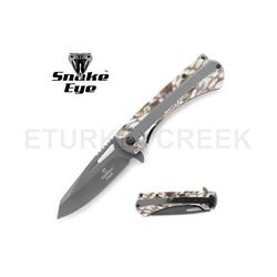 Snake Eye Spring Assist Metal Knife 4.5" Closed