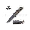Image 1 : Snake Eye Rescue Style Spring Assist Knife 5" Closed