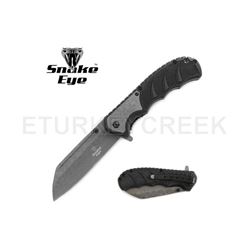 Snake Eye Tactical Spring Assist Knife Drop Point Blade 4.75"