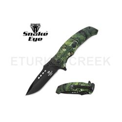 Snake Eye Tactical Spring Assist Knife Wild Life Collection 4.75"