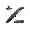 Image 1 : Snake Eye Tactical Spring Assist Knife Wild Life Collection 4.75"