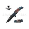 Image 1 : Snake Eye Tactical Spring Assist Knife Wild Life Collection 4.75"