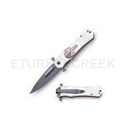 Snake Eye Tactical Spring Assist Knife 4.5" Closed