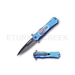 Snake Eye Tactical Spring Assist Knife 4.5" Closed