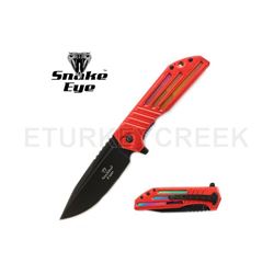 Snake Eye Tactical Spring Assist Knife 4.75" Closed