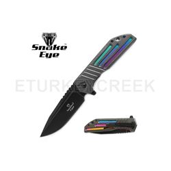 Snake Eye Tactical Spring Assist Knife 4.75" Closed