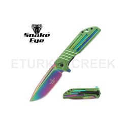 Snake Eye Tactical Spring Assist Knife 4.75" Closed