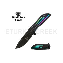 Snake Eye Tactical Spring Assist Knife 4.75" Closed