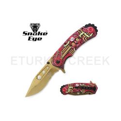 Snake Eye Tactical Spring Assist Knife 4.75" Closed