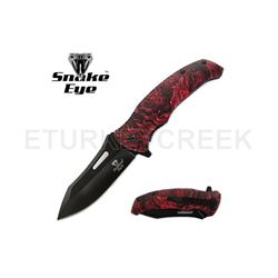 Snake Eye Tactical Spring Assist Knife 4.75" Closed