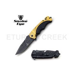 SNAKE EYE TACTICAL RESCUE SPRING ASSIST KNIFE 4.5 CLOSED