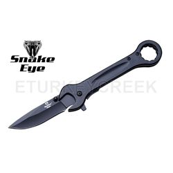 Snake Eye Tactical Spring Assist Knife 4.5" Closed