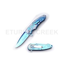 Wild Turkey Handmade Collection Spring Assist Knife 4.5" Closed