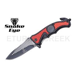 Snake Eye Tactical Spring Assist Knife 4.5" Closed