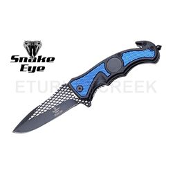 Snake Eye Tactical Spring Assist Knife 4.5" Closed
