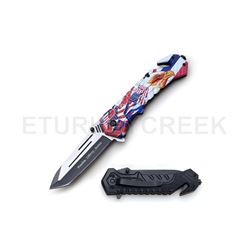 SNAKE EYE TACTICAL RECUSE STYLE SPRING ASSIST KNIFE 4.5 CLOSED