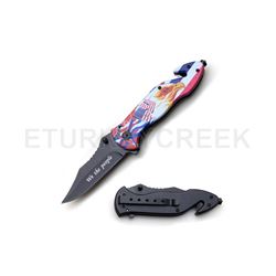 SNAKE EYE TACTICAL RECUSE STYLE SPRING ASSIST KNIFE 4.5 CLOSED